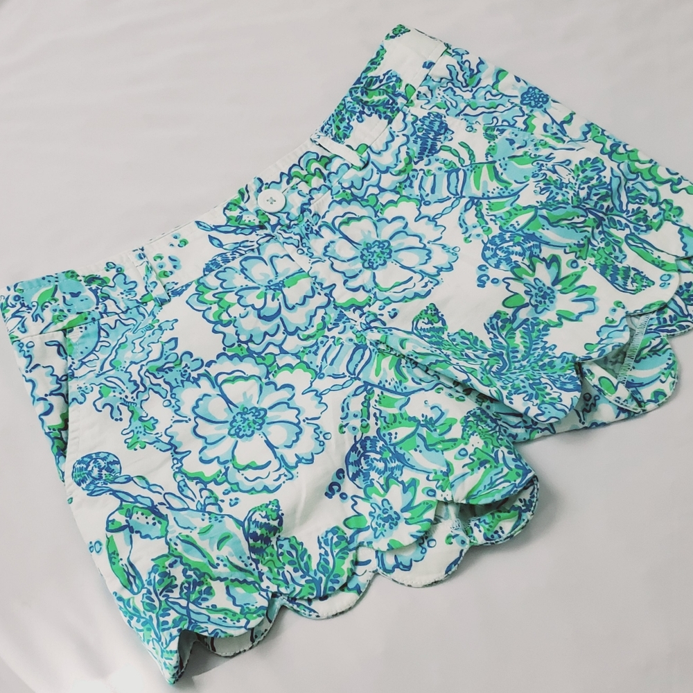 LILLY PULITZER The Buttercup Shorts Sz 2!